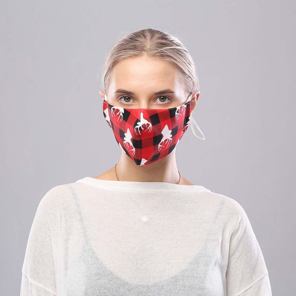 

christmas dustproof designer party masks spot facemask breathable cotton mask christmas parent-child theme cotton