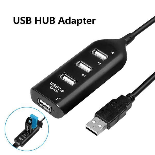 

usb hub 2.0 multi usb port 4 port hub splitter high speed adapter for pc lapnotebook computer accessories