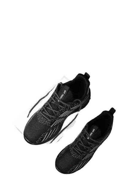 

summer coconut shoes large breathable flying woven sports casual korean fashion running men's spring and autumn, Black