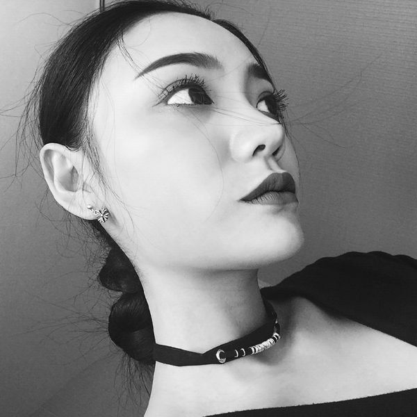 

ветер бархат choker clavicle ожерелье короткие две шеи цепочка личность двойной слой мода панк универсальная женщина, Silver