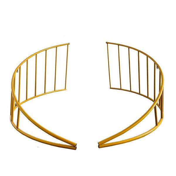 

wedding props curved iron fence guide wedding stage fence arch decoration