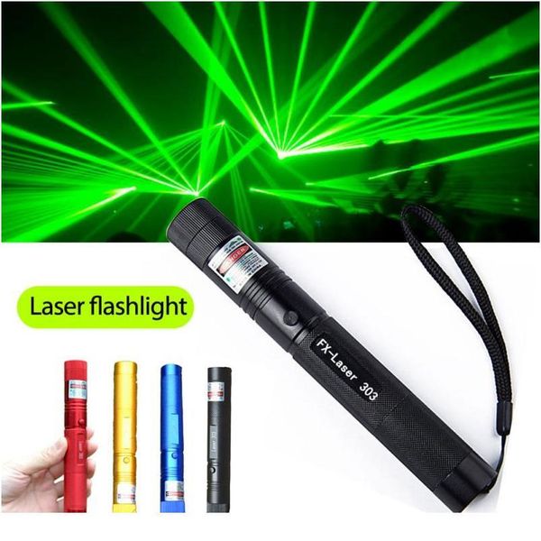

303 green laser pointer pen 532nm high power glare outdoor flashlight professional travel indicator hunting lase jllvmb