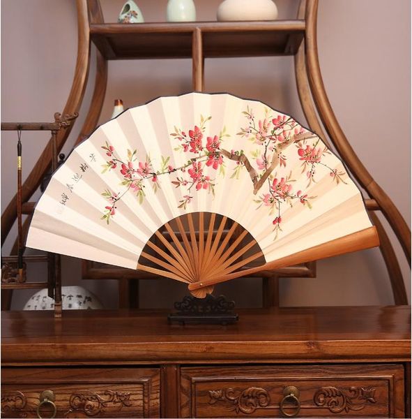 

party favor chinese classic folding fan summer big dance wedding hand-painted gift