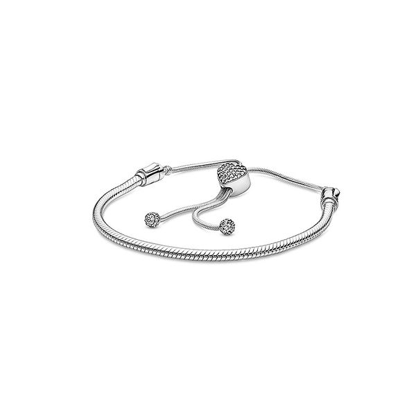 Kettenarmbänder Pentagramm Herz Verstellbares Schlangenknochenarmband DIY Fit Pandoras 925 Sterling Silber Armband für Frauen Edles Schmuckgeschenk mit Geschenkbox