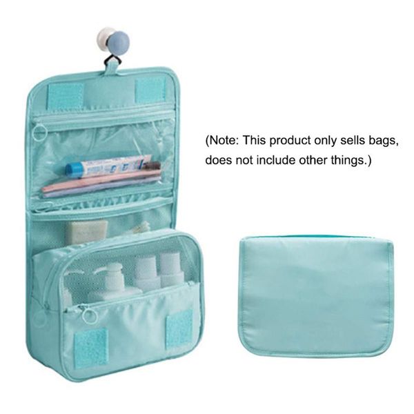 

toiletry wash bag waterproof large capacity with hanging hook for cosmetics portable make up travel storage bag