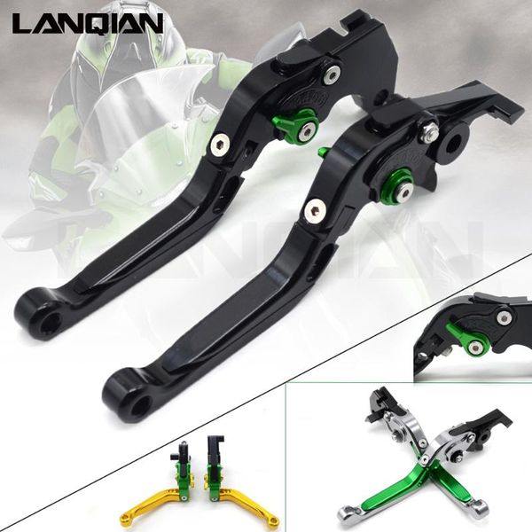 

for ninja zx6r 636 zx6rr 2000-2004 motorcycle accessories brake clutch levers adjustable folding extendable zx 6r zx-6r