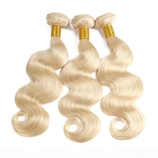 

613 honey blonde bundles body wave brazilian hair weave bundles 100% remy hair extensions 3 4 bundles 10 to 24 inches, Black