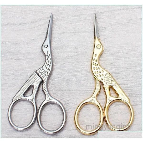 

stork shape sewing scissors stainless steel tailor scissors sharp sewing shears for embroidery, sewing, craft, art qylevr sweet07