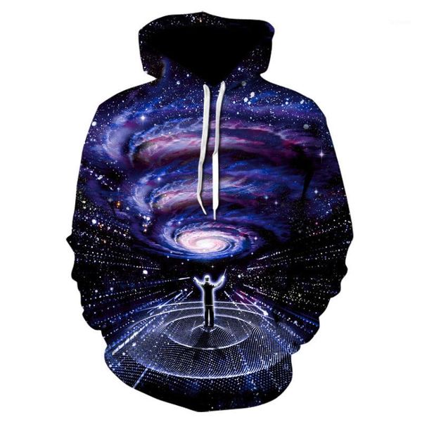 

fashion men's/women's 3d sweatshirt print galaxy hoodie wholesale and retail for both men and women1, Black