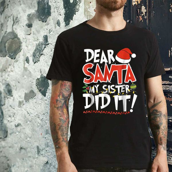 

дорогой санта моя сестра сделала это рождество балахон дизайнеров футболки толстовка