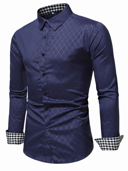 

men gingham & argyle print shirt n2qi#, White;black