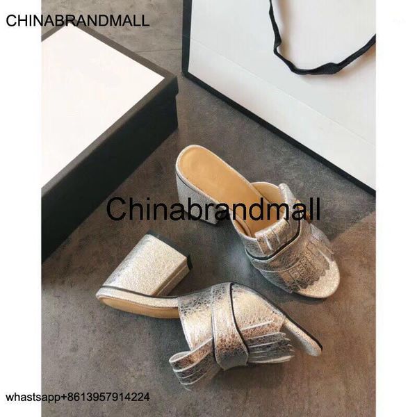 

sandals 2021 leather fish mouth toe heels women shoes retro fashion tassels high footwear pumps1, Black