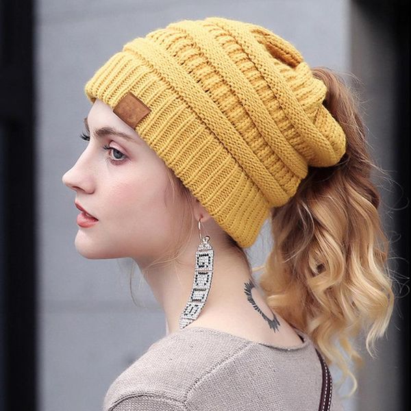 

drop shipping 25 colors solid beanie women stretch knitted crochet beanies winter hats for women cap warm lady messy, Blue;gray