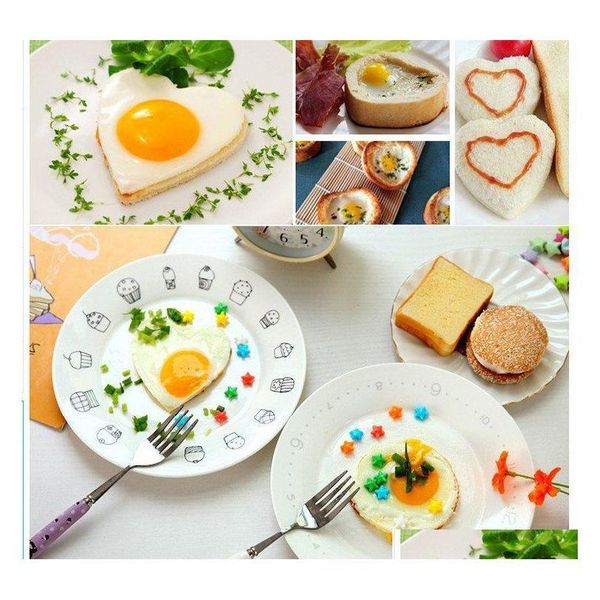 

stainless steel omelette mould device love surprise eggs ring model set heart shape egg mold styling jllvax dhsybaby
