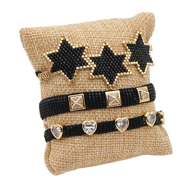 

charm bracelets go2boho miyuki bracelet for women star pulseras femme mexican jewelry classic 2021 beads friends gift winter jewellery, Golden;silver
