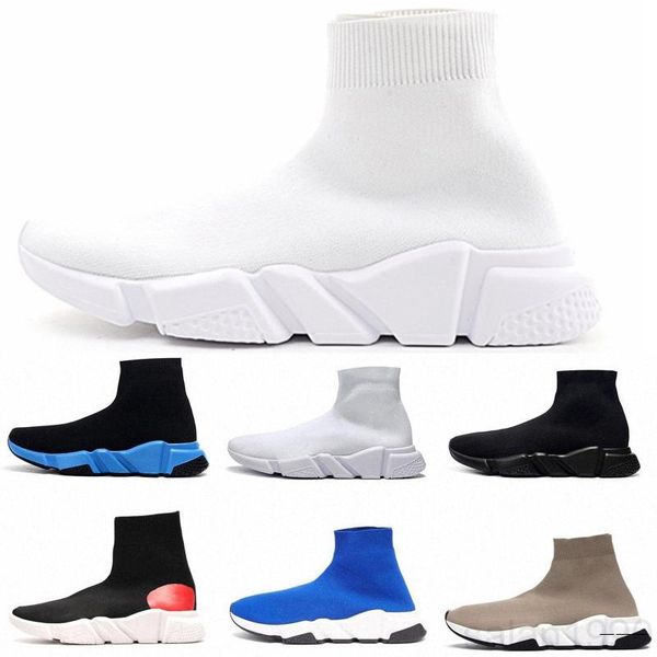 

men women casual shoes sock shoe speed 2.0 sports knitted stretch sneakers speed trainer sock race comfort black shoes white oreo with lz9j