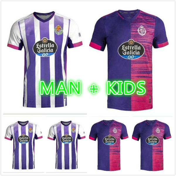 

20 21 real valladolid soccer jersey 2020 2021 oscar plano fede s. r. alcaraz ss sergi guardiola camisetas de futbol men kids football shirt, Black;yellow