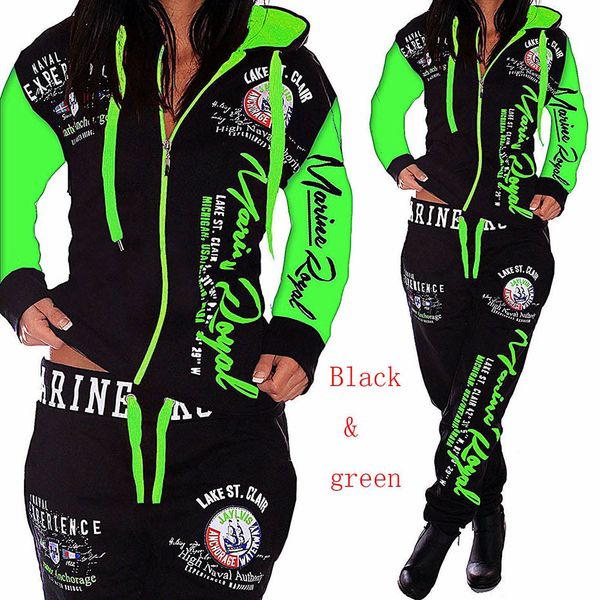 

2021 new brand sets womens outfits letter printed casual sportswear two piece and pants tracksuit women aj01, White