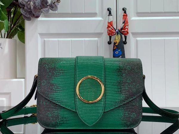 

10a luxury brand shoulder bags n98098 lizard skin pont 9 shoulder bag classic cross body satchel girls lady handbag messenger bags fashion p