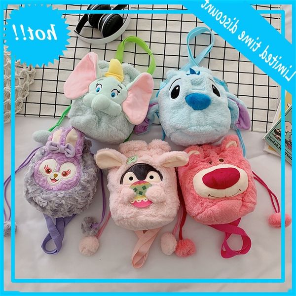 

cartoon doll 2020 new plush rabbit bucket shoulder soft cute mobile phone messenger bag