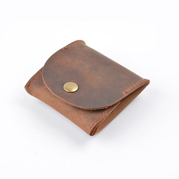 

genuine leather vintage wallet clutch mini coin purse short casual soild creative new desiger key bag men wallets, Red;black