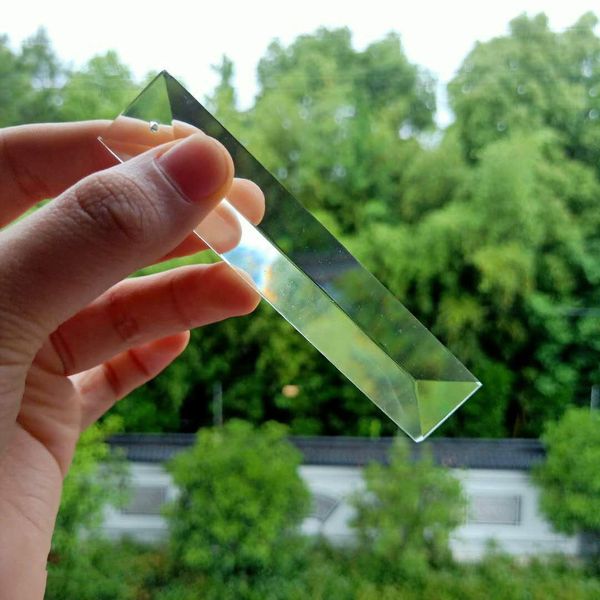 

100mm clear crystal bar suncatcher pendants chandelier crystals prisms hanging ornament home decoration lighting accessories h wmtmbi