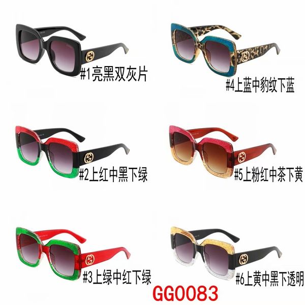 

2020 fashion designer sunglasses. 0083gu luxury men's and women's driving sunglasses. uv400 brand sun glasses, White;black