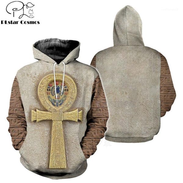 

men's hoodies & sweatshirts mysterious retro ancient horus egypt goddess pharaoh totem 3d hoodies/sweatshirt winter autumn funny long s, Black