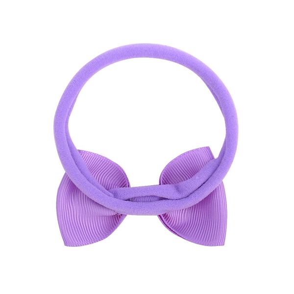 

24 colors 1piece solid grograin ribbon elastic hair band baby headband for girl kids boutique newborn hairbands hair accessories q qylbte