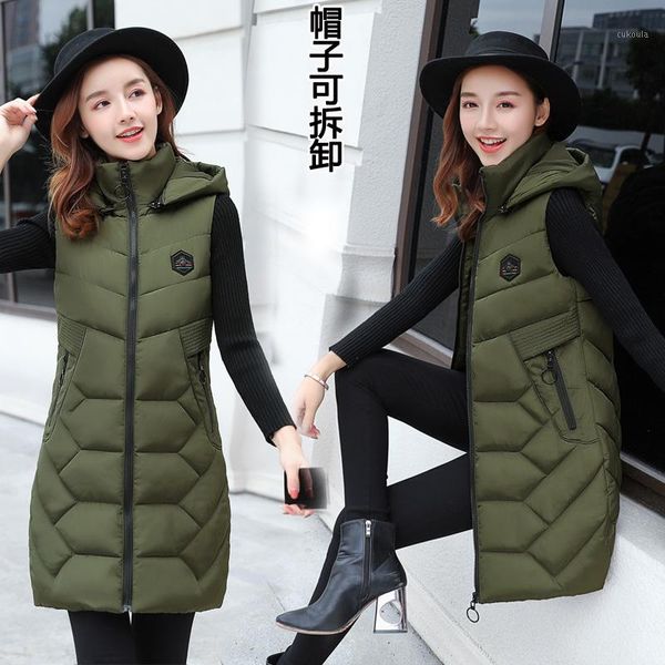 

wholesale 2018 new autumn winter selling women's fashion casual female nice warm vest outerwear g1701, Black;white