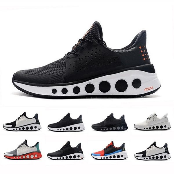 

black orange react cruzrmax mens running shoes tinker hatfield black red white triple-colors white black men sports sneakers 40-45
