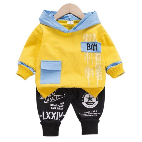 

autumn winter kids girls clothes set toddler boys clothing hooded+pant 2pcs outfit suit children clothing, White