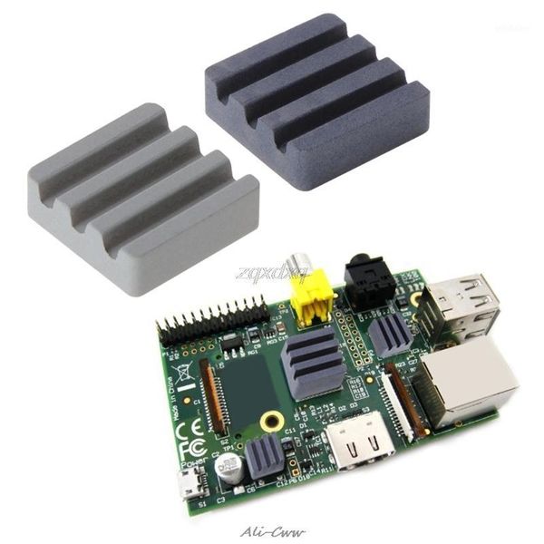 

fans & coolings heat sink ceramic sinks 15*15*5 mm cpu cooling heatsink dissipador for pi raspberry 2 b/b+ aug_22 dropship1