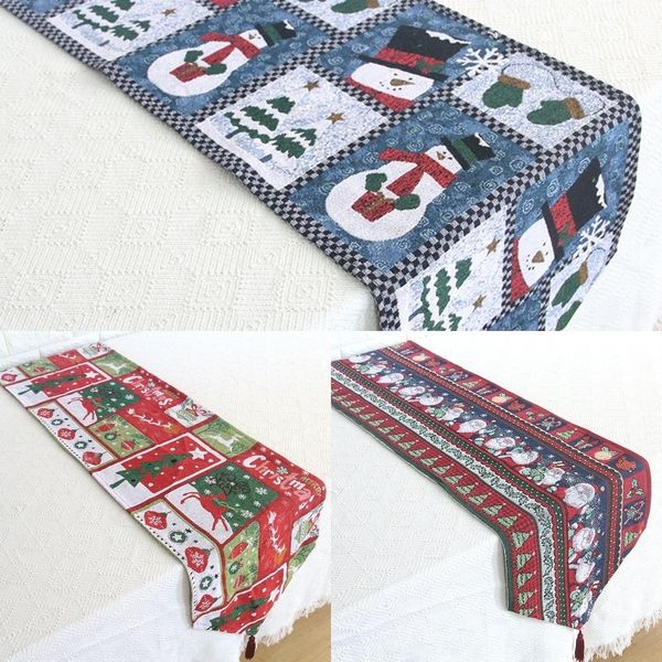 

qyz7o christmas dining accessoriesjacquard ornaments mat towel table christmas flag decorations flag dining accessoriesjacquard ornaments ma