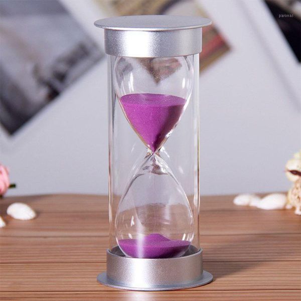 

other clocks & accessories 5 minutes hourglass purple sand timer clock creative desk ornaments kitchen home decoration children gift1
