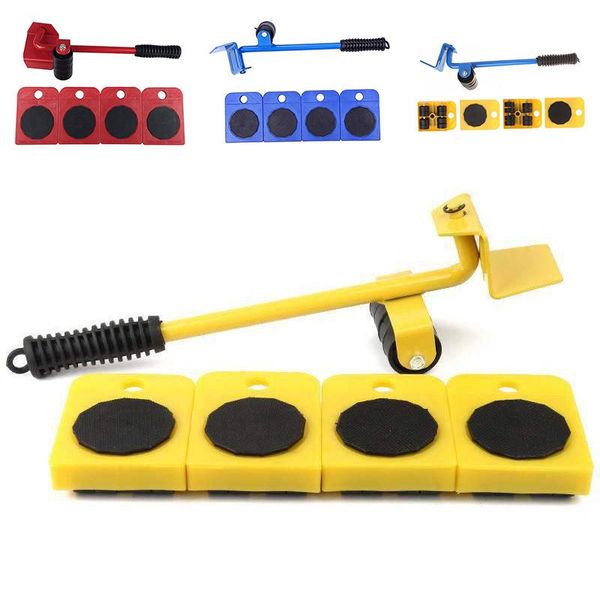 

professional furniture roller move tool set furniture lifter heavy wheel bar mover sliders transporter kit trolley save power