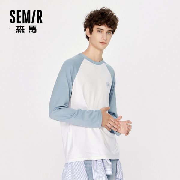 

loose long sleeve t-shirts men 2020 autumn new brand bottoming t shirt fashion casual trendy top
