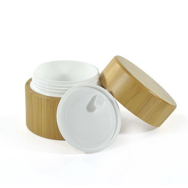 

storage bottles & jars 50pcs*30g 50g 100g surface engraved bamboo cosmetic jars, hand made cream