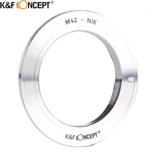 

k&f concept m42-ai camera lens adapter ring of aluminum and brass fit for m42 lens to for ai mount camera body1