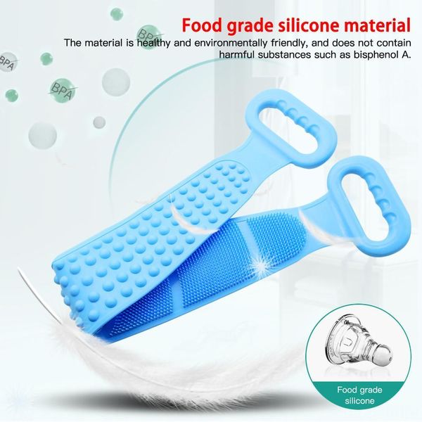 

wonderlife bath back scrub sile deep cleaning bath shower magic brushes bath towels body brush h bbyqdc