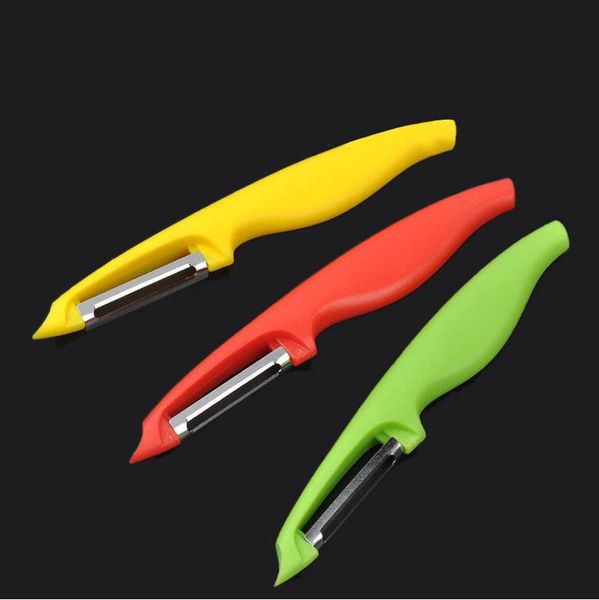 

creative kitchen stainless steel vegetable potato peeler anti-slip plastic handle kitchen gadgets vegetable fruit cutter