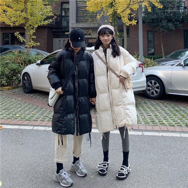 

women's down & parkas cotton padded jacket thickened 2021 winter hooded long sleeve medium fashionable casual jacket1, Black