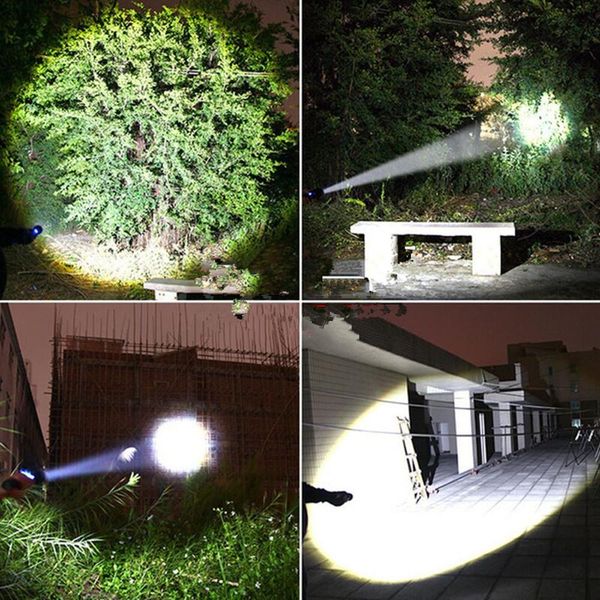 

p50 super мощный макс. 4000 просветительных масштабируемых 5 режимов наружная охота на кемпинг тактический фонарик с батареей высокой емкост