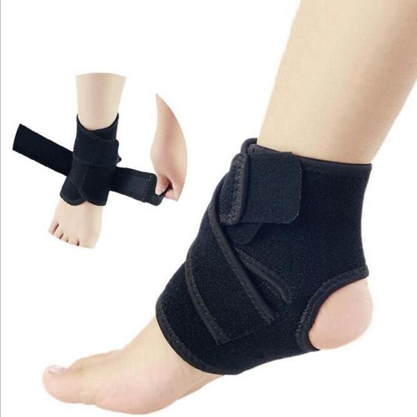 

2 pc sports ankle brace compression strap sleeves support 3d weave elastic bandage foot protective gear gym fitness kg-71, Blue;black
