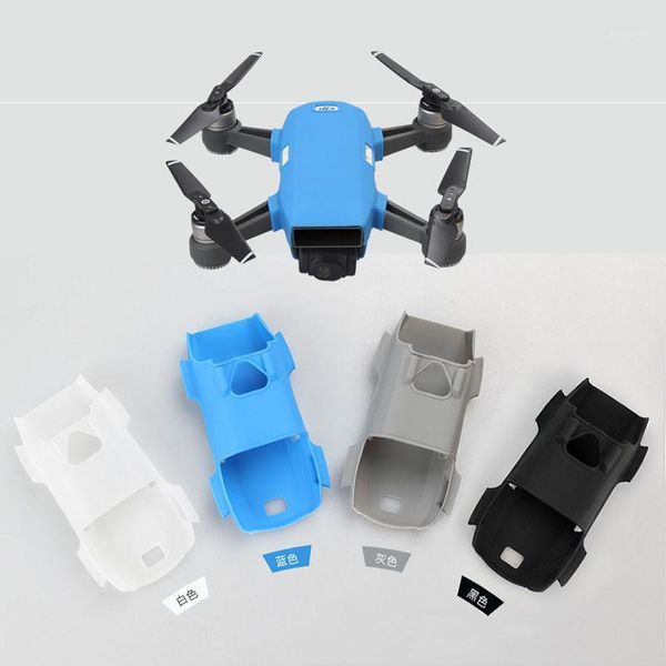 

drone accessories body silicone skin cover protector spare parts for dji spark quadcopter with camera upgrade accessories1