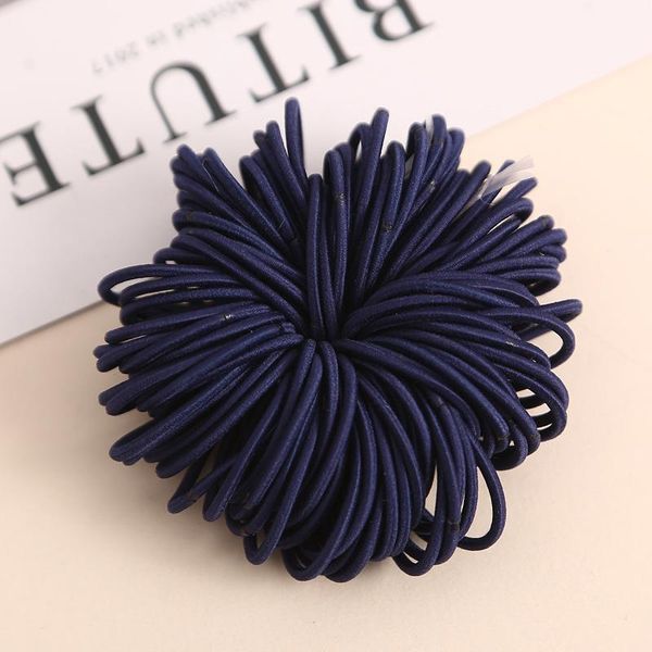 

100pcs set candy color elastic ponytail holder hair bands for kids children girls cute hair tie wmtwiu rimmer, Slivery;white