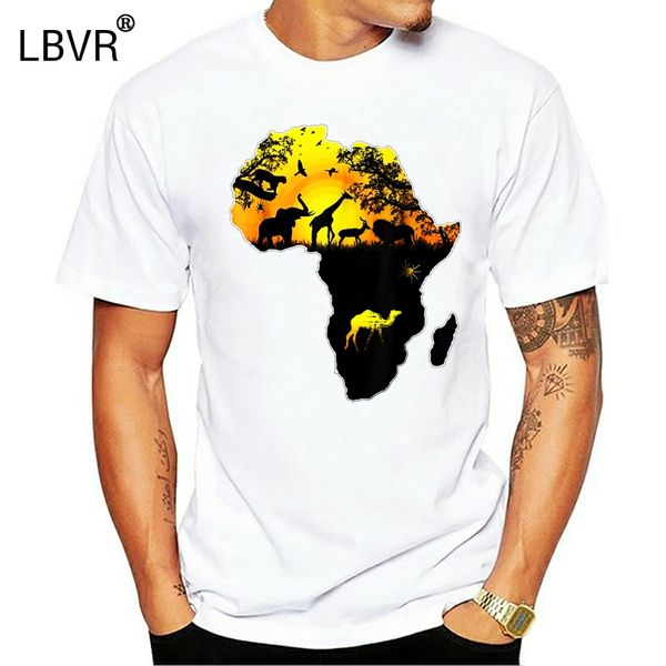 

african savannah safari wildlife africa map fashion brand summer print casual brand customize sport hooded sweatshirt hoodie t shirt