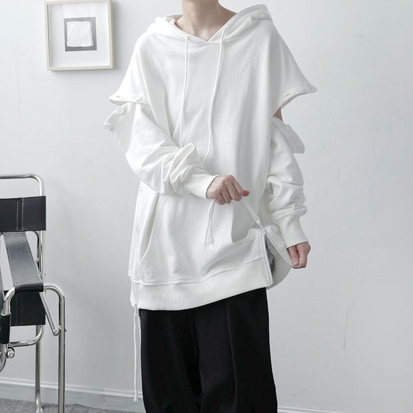 

2020 long female sleeve jumper outerwear male streetwear hip hoodie r3hu, Black