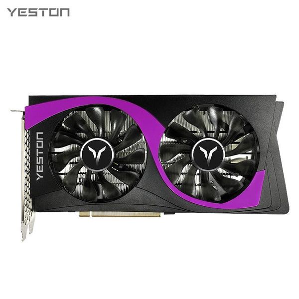 

yeston rtx2060 6g d6 gaea graphics card 1365 / 1680mhz 14ghz 6g / 192bit gddr6 game graphics card dvi-d + hdmi + dp video
