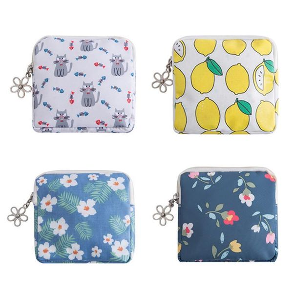 

multifunction girls sanitary napkin storage bag sanitary pads pouch jewelry case product organizer